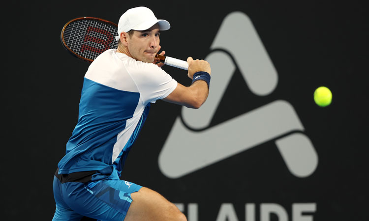 Dusan Lajovic triumphs in a thrilling first-round battle against Thanasi Kokkinakis.