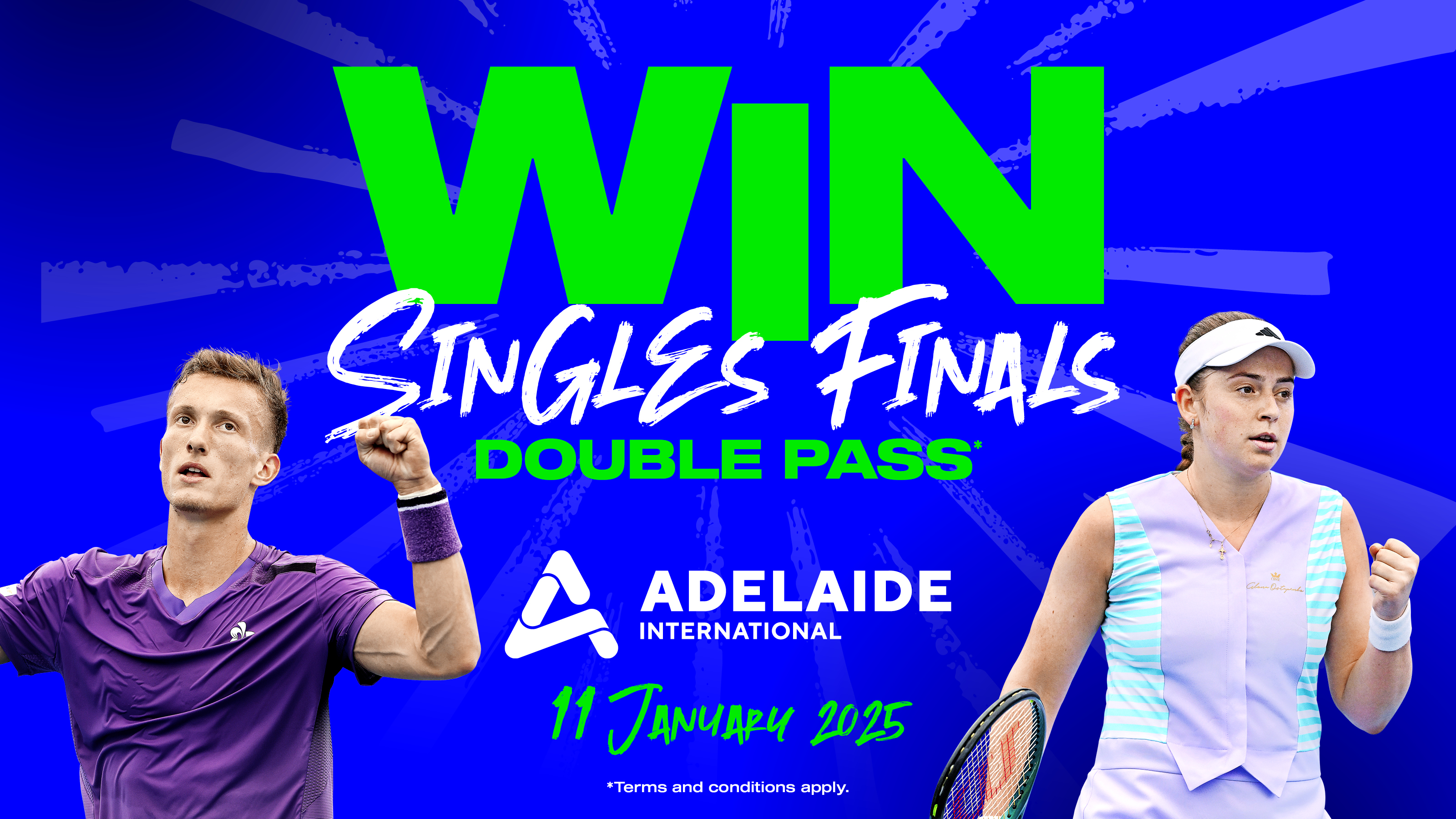 Win a Double Pass to the Adelaide International Finals! Adelaide