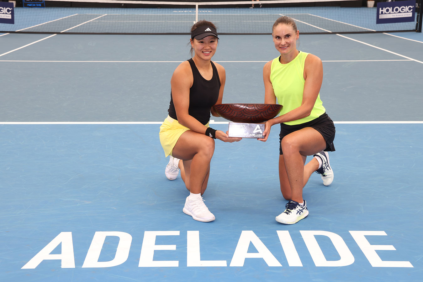 Guo and Panova crowned women’s doubles champions Adelaide