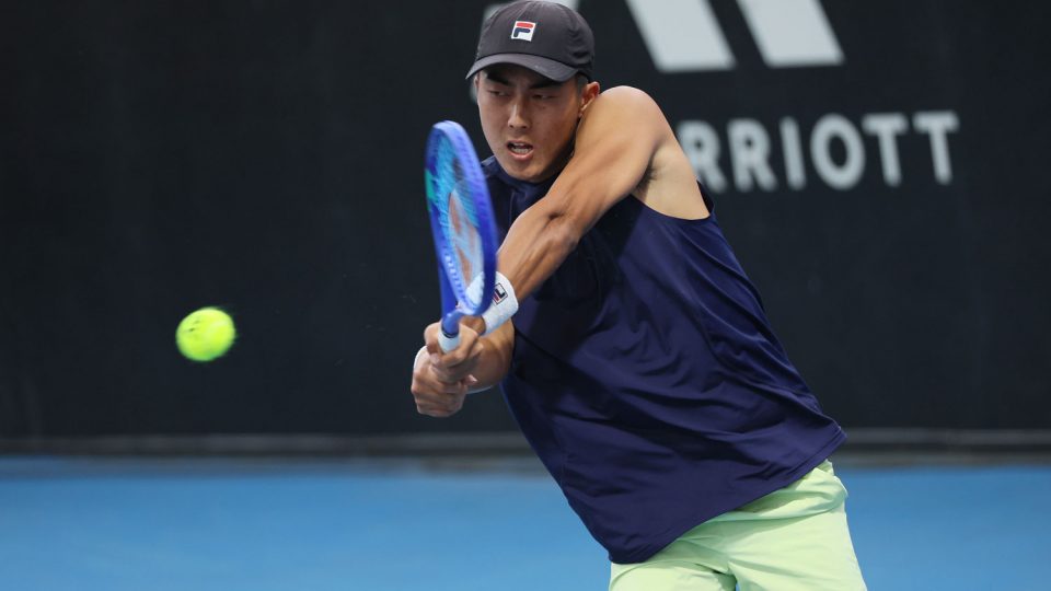 Rinky Hijikata advances to the Adelaide International second round.Rinky Hijikata advances to the Adelaide International second round.